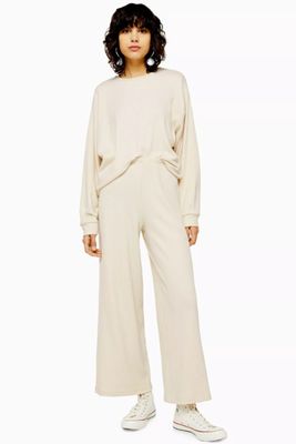 Loungewear Ribbed Trousers from Topshop