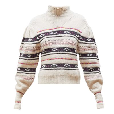 Conley High-neck Striped Sweater from Isabel Marant