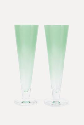 Aria Gradient Glass Champagne Flute X 2