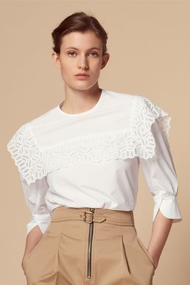 Cotton Top With English Lace