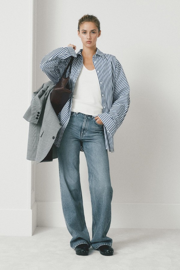 High-Waist Wide-Leg Jeans