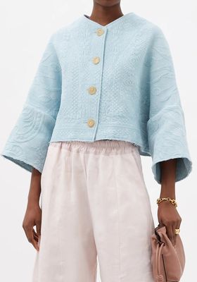 Bella 19th-Century Cropped Cotton Jacket from By Walid