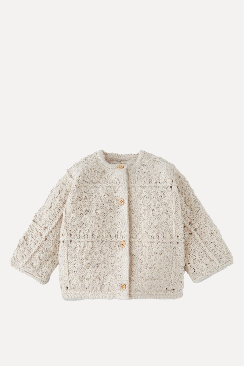 Open Knit Cardigan from Zara