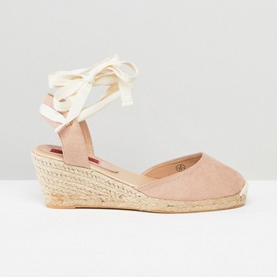 London Rebel Espadrille Wedge Shoe from ASOS