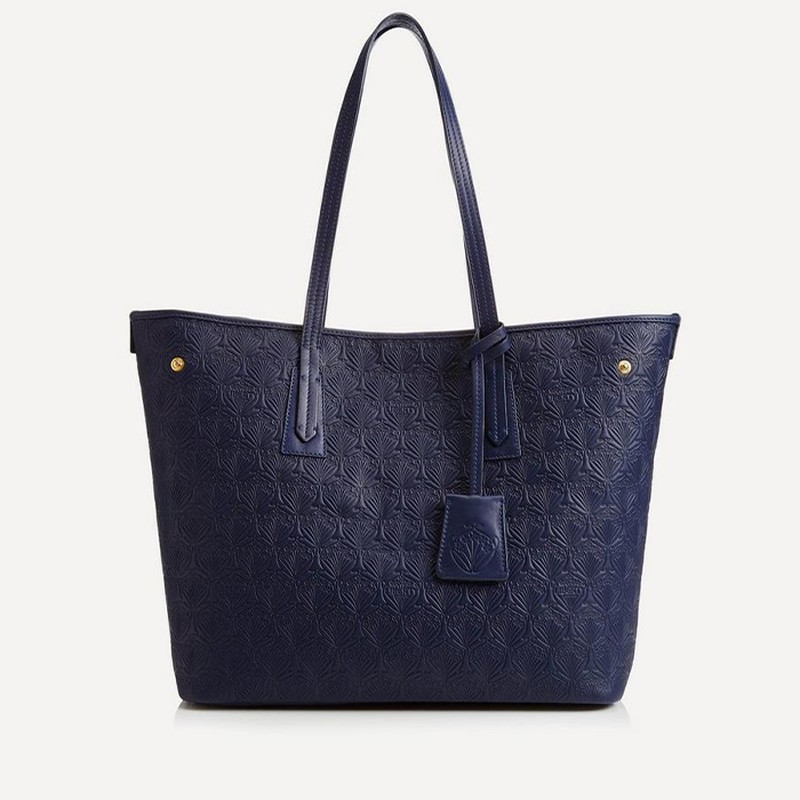 Little Marlborough Tote Bag in Iphis Embossed Leather from Liberty