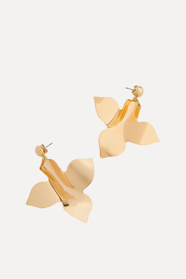 Statement Leaf Stud Earrings