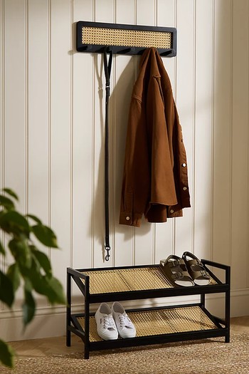 Rattan 2 Tier Shoe Rack, £65 | John Lewis 