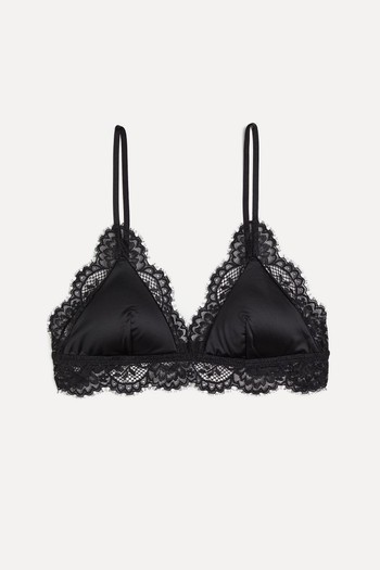 Lace-Trimmed Padded Bra from H&M