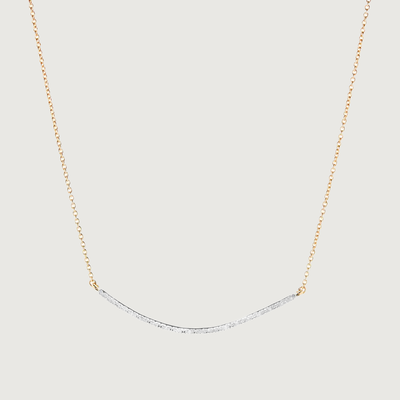 Riva Diamond Wave Necklace Adjustable 48cm/18"
