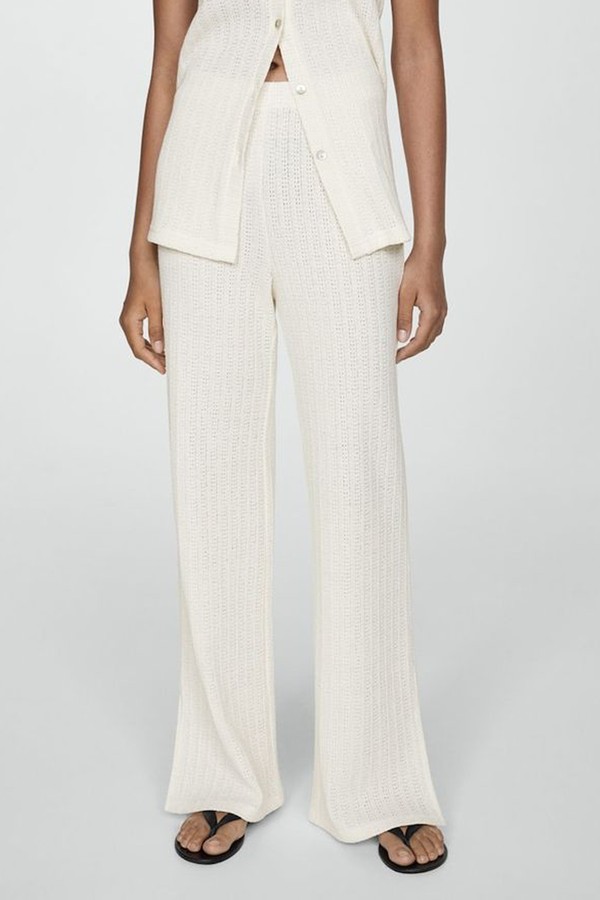 Straight Crochet Trousers