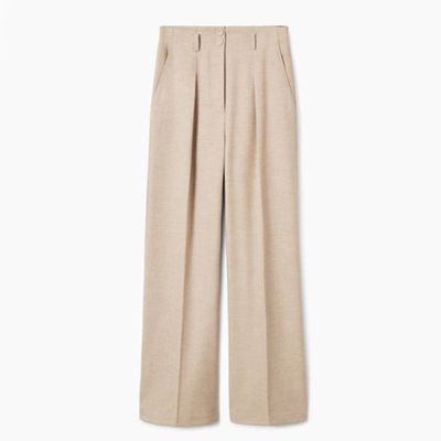 Paper bag Trousers from Mango 