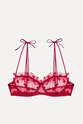 Bouche Underwire Bra With Frills from Le Petit Trou