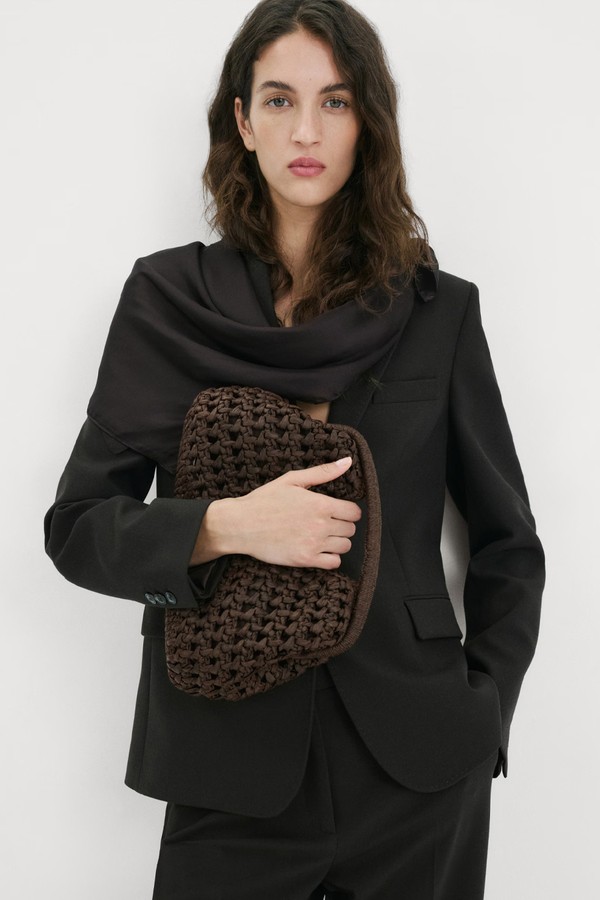 Natural Fibre Handbag from Mango