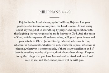 Philippians 4:4-9