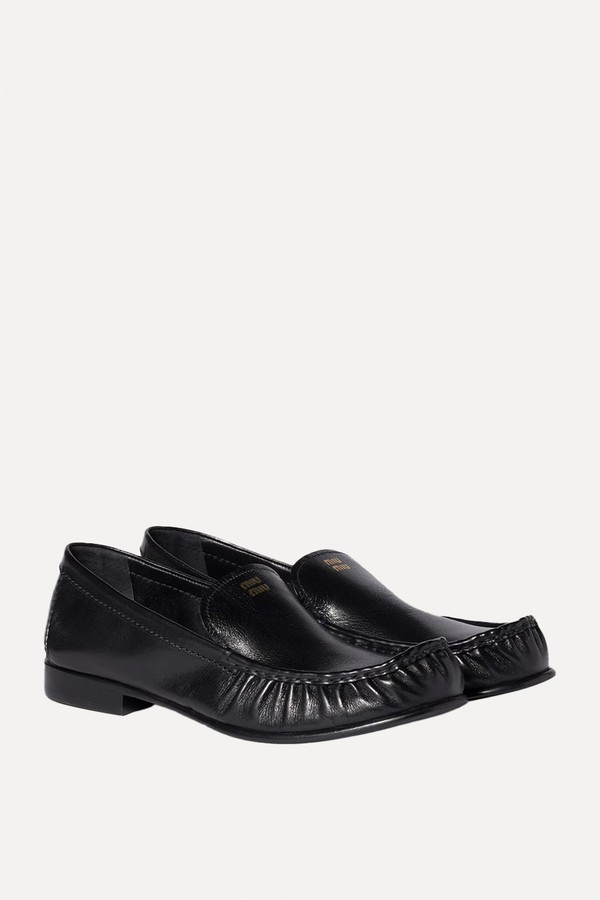 Buffalo Leather Loafers from Miu Miu 