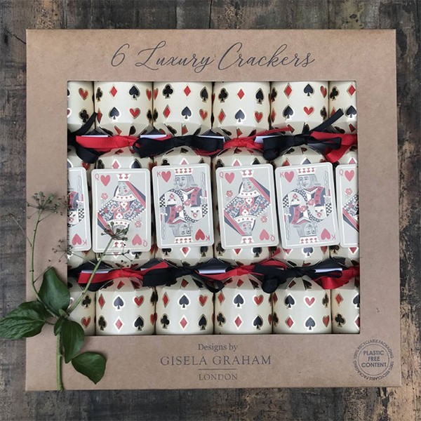 Box Of 6 Playing Card Design Crackers from After Noah