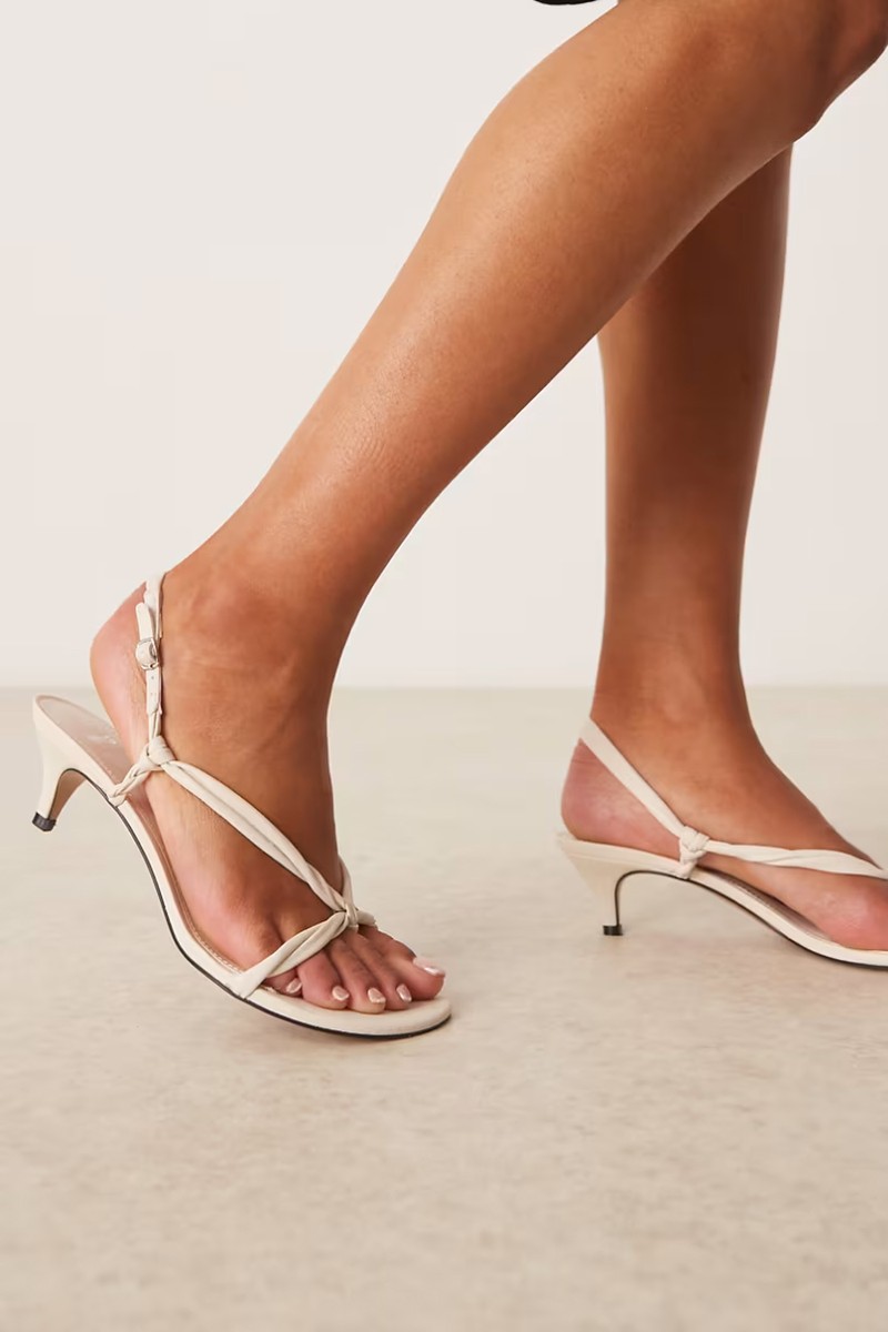 Twisted Strap Detail Sandals from Mango