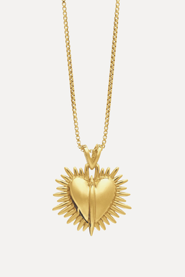 Electric Deco Heart Necklace from Rachel Jackson