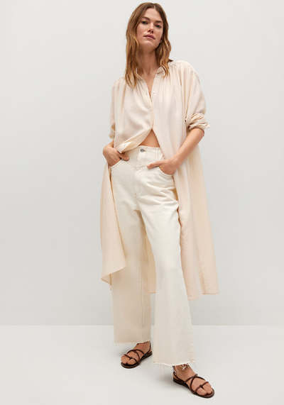 Oversize Shirt Dress from Mango