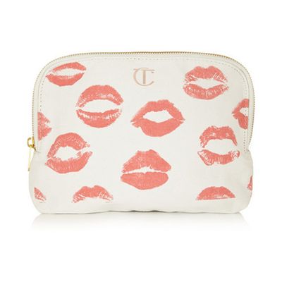 Printed Cotton-Canvas Cosmetics Case from Charlotte Tillbury