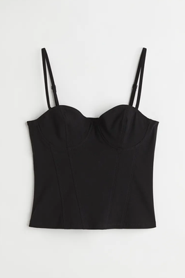 Twill Bustier Top from H&M