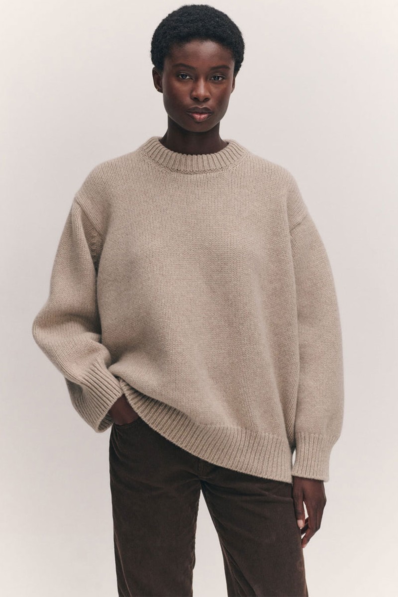 Caragh Chunky Crewneck from  &Daughter