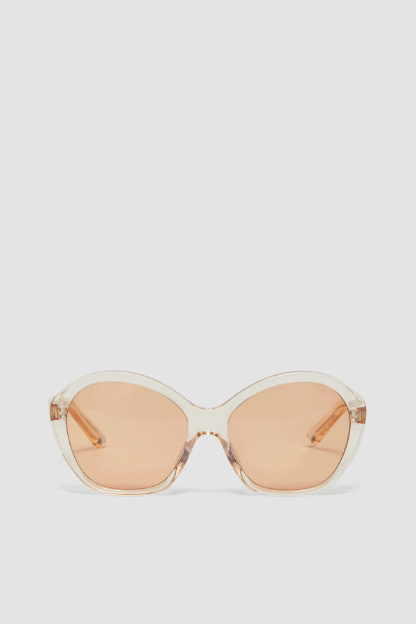Oversized Round Frame Sunglasses