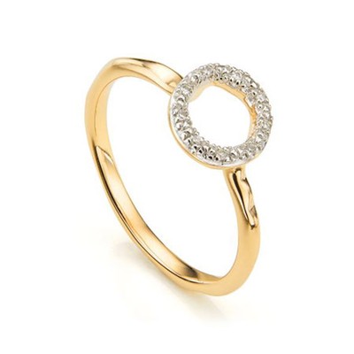 Riva Diamond Circle Ring