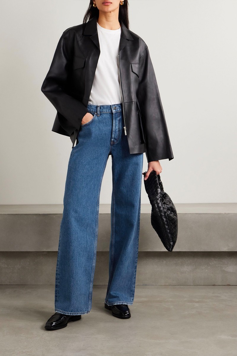Hugh High Rise Straight Leg Organic Jeans, £220 | Anine Bing