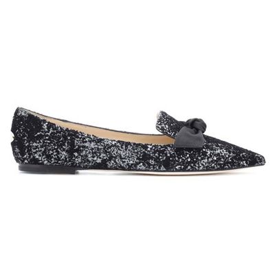 Gabie Glitter Ballerinas from Jimmy Choo 