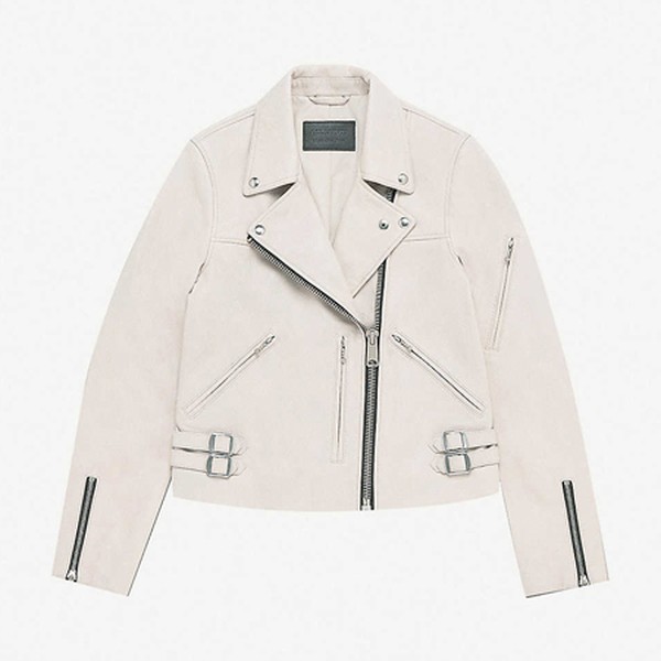 Prescott Leather Biker Jacket from All Saints