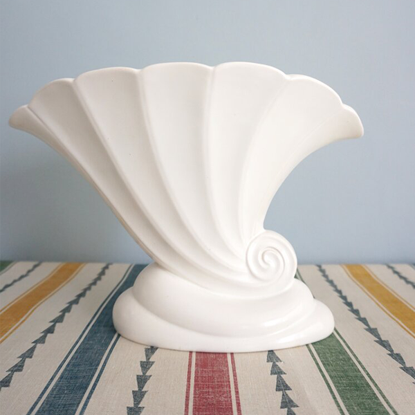 Large Vintage Ceramic Shell from Rococo London