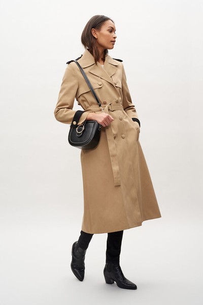 Cross-Fastening Trench Coat from Claudie Pierlot