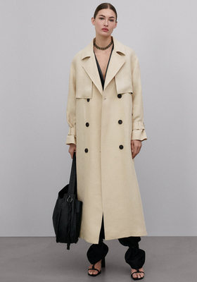 Linen Trench Coat from Massimo Dutti