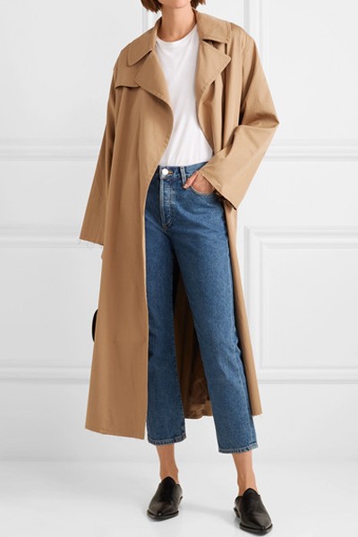 Distressed Cotton-Gabardine Trench Coat from Nili Lotan