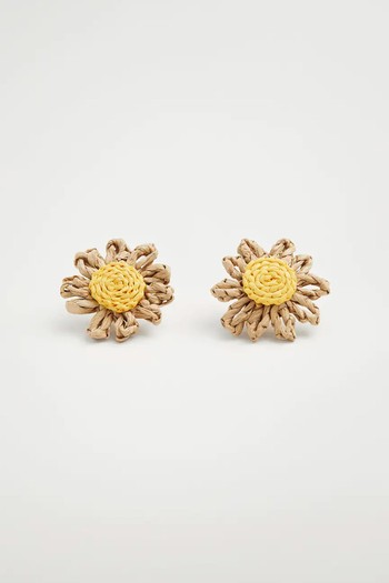 Raffia Earrings from Mango