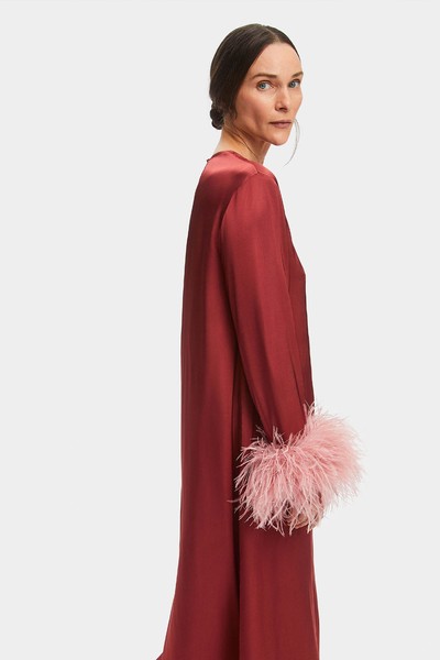 Suzi Maxi Dress with Detachable Feathers from Sleeper