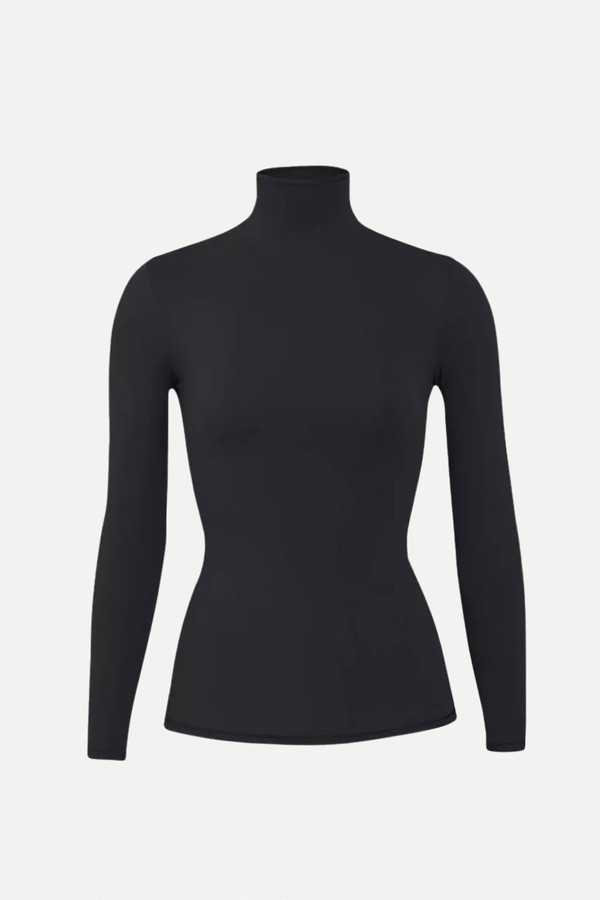 Fitted Stretch-Woven T-Shirt from SKIMS