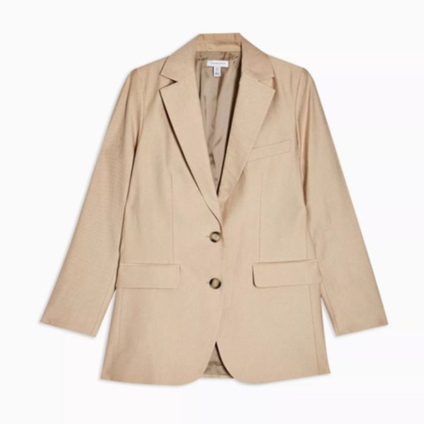 Sand Single Breasted Blazer