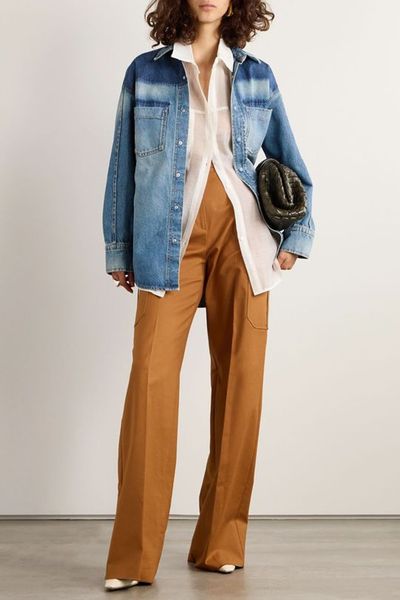 Oversized Denim Shirt from Victoria Beckham