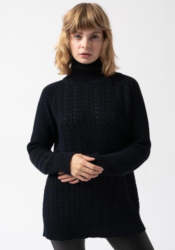 Glen Cable Knit Sweater