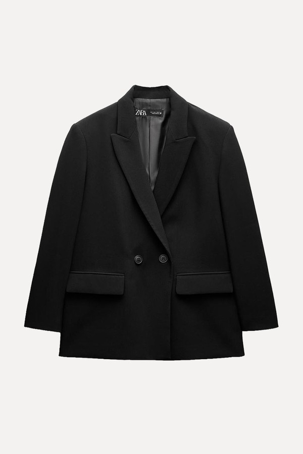 Oversize Double-Breasted Blazer