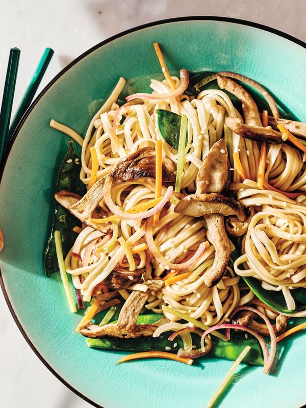 Holy Shiitake Mushrooms With Fresh Noodles