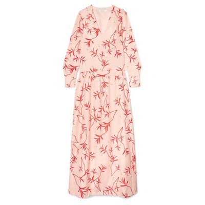 Printed Crepe De Chine Maxi Dress from Borgo Be Nor