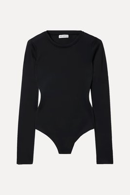 Stretch-Jersey Thong Bodysuit  from Good American