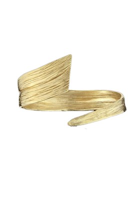 Gold Blade Of Grass Cuff from Catherine Zoraida
