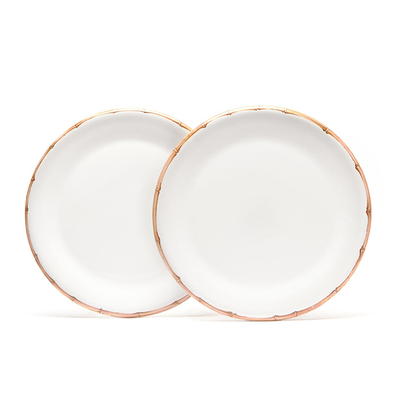 Set Of Two Bamboo Faïence-Earthenware  from ZdG
