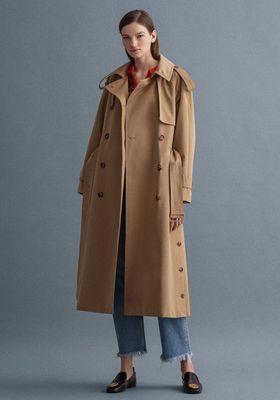 Oversized Cotton Trench Coat from GANT