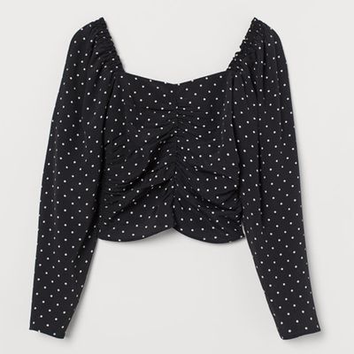 Puff-Sleeved Blouse