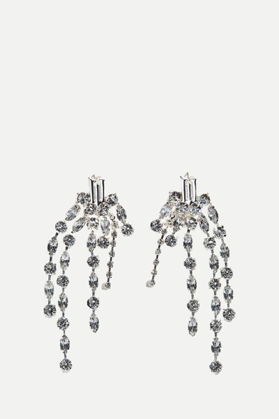 Long Rhinestone Earrings